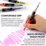 Unleash your creativity with the Grabie DuoMark Highlighter Set. This innovative set redefines highlighting by offering 20 vibrant, dual-tone colors in a compact and portable package. Designed for students, professionals, and artists alike, these highlighters are more than just a tool—they're a gateway to vivid and organized expression. Elevate your notes, journals, and art projects with a single set that offers endless possibilities. 

20 DUAL TONE COLORS - Get the ultimate color palette with a set of 10 h