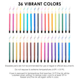 Explore endless creativity with our Medium Point Erasable Gel Pen Sets, featuring vibrant colors across four unique palettes. Perfect for note-taking, journaling and more.

VIBRANT COLOR COLLECTION - Elevate your creativity with our Medium Point Erasable Gel Pen Sets, featuring four unique palettes: Classic for timeless hues, Whimsical Whirls for pastels, Rustic Reverie for warm Morandi tones, and Lavender Dreams for dreamy blues and purples.

SMOOTH WRITING EXPERIENCE - The 0.6mm medium point delivers cons