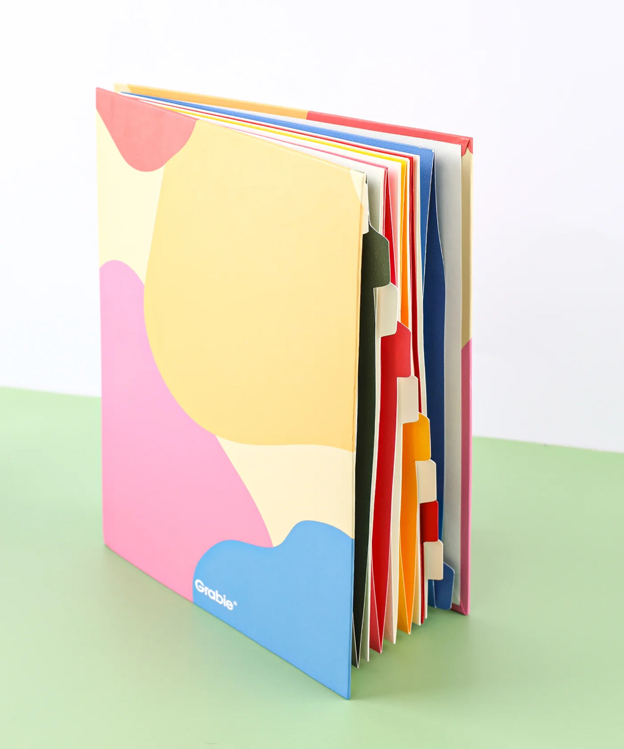 Tired of the sticker and painting pandemonium? Fear not, fellow creative spirit!&nbsp;Behold the Grabie Accordion File Folder – the perfect solution for organized and protected storage. This innovative book features a flexible design, allowing you to expand, contract, and adjust it at will. The sturdy cardboard cover ensures the safety of your contents, providing a reliable shield against potential damage.