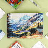 Grabie Watercolor Coloring Club Box - Landscape

A Landscape Coloring Journey – Perfect for nature lovers! This bundle includes a portable watercolor set and a beautifully illustrated coloring book, ideal for all skill levels. Enjoy a relaxing coloring experience.

Perfect Pairing for Nature Lovers – Thoughtfully designed, this set features a 12-color watercolor pocket set, curated with shades that capture the essence of nature, and a 15-sheet, 140LB landscape-themed watercolor coloring book. 