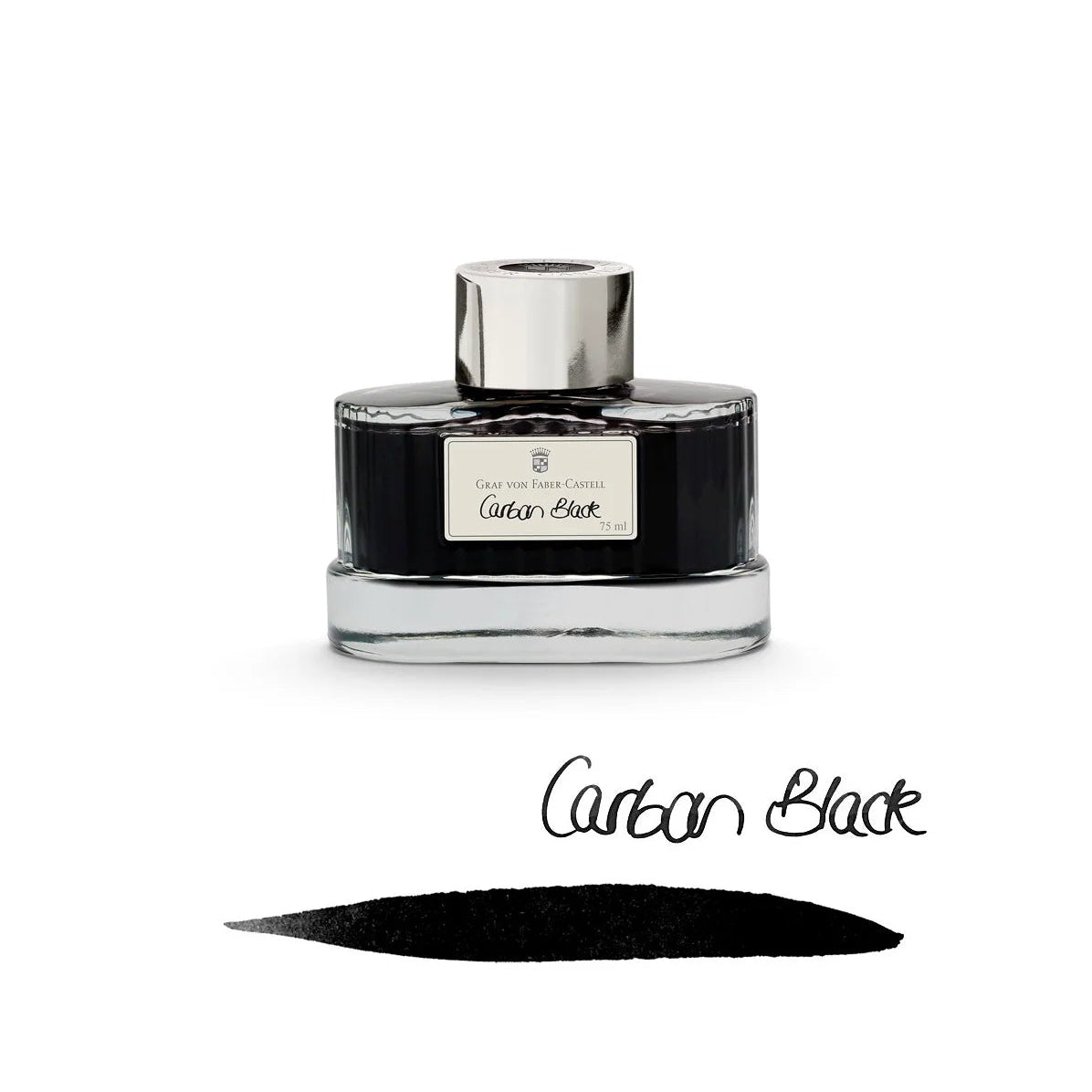 This 75ml bottle features a document‑proof ink formula that is smudge‑resistant, reproducible, lightfast, and fully waterproof. It cannot be erased and stands up to a wide range of chemicals and solvents. Crafted with the highest‑quality ingredients, Graf von Faber‑Castell inks deliver a consistently smooth, even flow. The refined glass bottle adds a touch of sophistication, making this rich black ink as beautiful to display as it is reliable to use.
