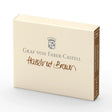 Each pack of Graf Von Faber-Castell cartridges come with 6 ink cartridges. These inks are document proofed: smudge-resistant, reproducible, light-fast and waterproof, cannot be erased and is resistant to many chemicals and solvents. Highest-quality ingredients.

Each cartridge is 0.86 ml.&nbsp;
6 ink cartridges