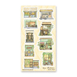 Green Storefronts Sticker Sheet