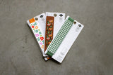 Green Gingham - Vegan Leather Elastic Bookmark