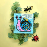 Green Morning - Cosmic Snail Enamel Pin