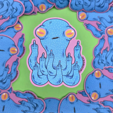 Green Morning - F*cktopus Sticker