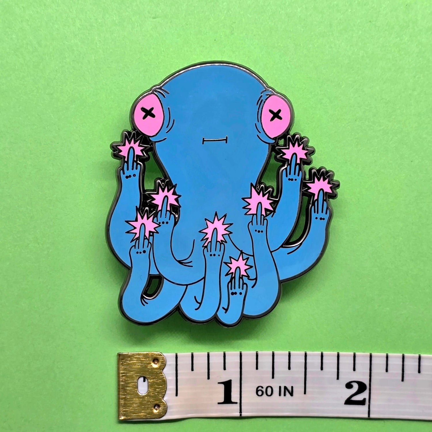 Green Morning - F*cktopus Enamel Pin