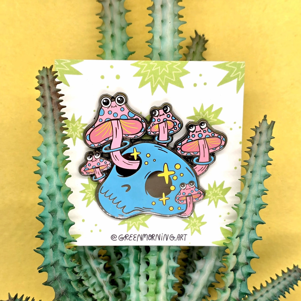 Green Morning - Life Is Life Enamel Pin