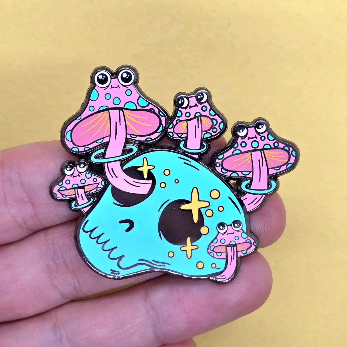 Green Morning - Life Is Life Enamel Pin