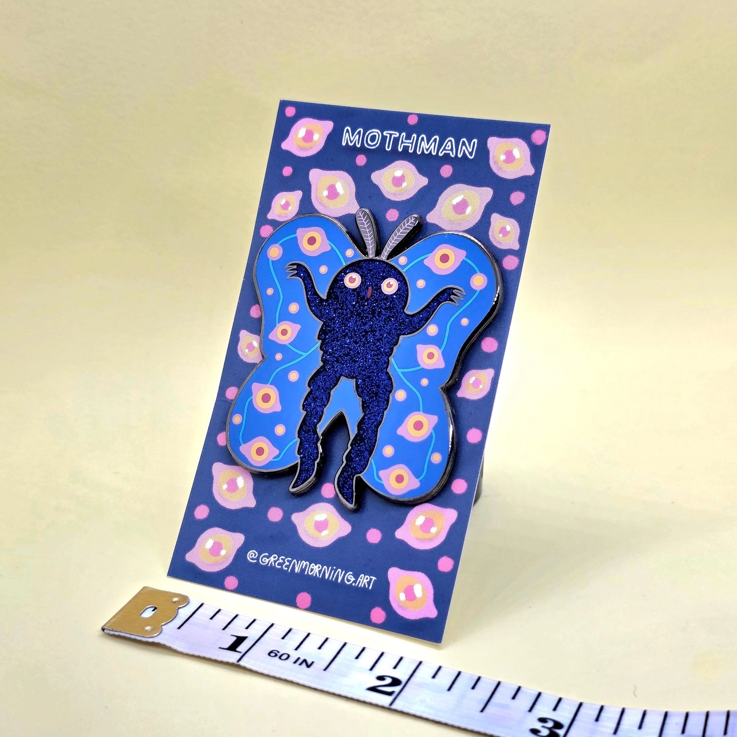 Green Morning - Mothman Enamel Pin