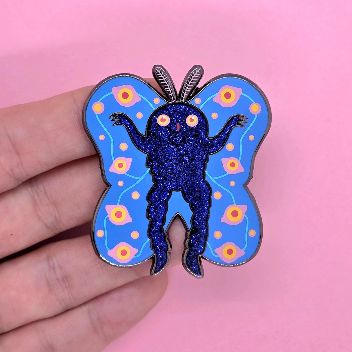 Green Morning - Mothman Enamel Pin