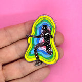 Green Morning - Portal Guy Enamel Pin
