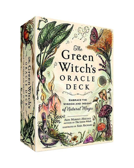 The power of The Green Witch meets the magic of oracle cards with these 50 green witchcraft-inspired oracle cards to guide you with the wisdom and insight from natural magic.

Embrace the power of the Green Witch with these 50 magical cards enhanced with wisdom green witchcraft. From the author of The Green Witch Arin Murphy-Hiscock, comes insight inspired by the grounding energy of a green witch, calling on the earth, the elements, and all the plants and flowers that green witches use in their practice.

F