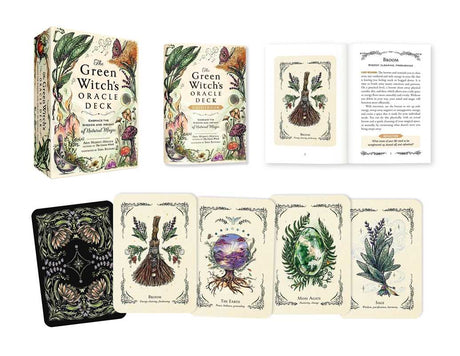 The power of The Green Witch meets the magic of oracle cards with these 50 green witchcraft-inspired oracle cards to guide you with the wisdom and insight from natural magic.

Embrace the power of the Green Witch with these 50 magical cards enhanced with wisdom green witchcraft. From the author of The Green Witch Arin Murphy-Hiscock, comes insight inspired by the grounding energy of a green witch, calling on the earth, the elements, and all the plants and flowers that green witches use in their practice.

F