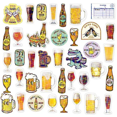 Greeting Life Hako Flake Stickers - Beer Sticker