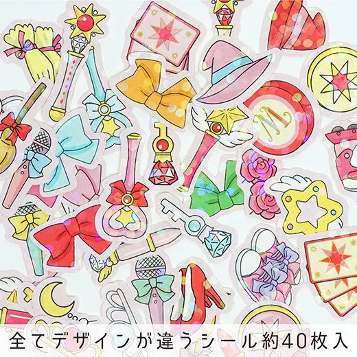 Greeting Life Hako Flake Stickers - Magical Girl Mini Box Sticker
