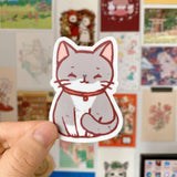 Grey Cat Sticker