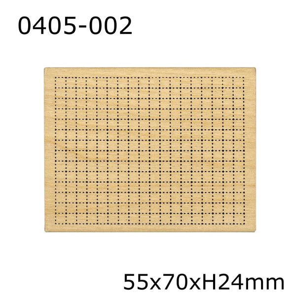 Grid Rubber Stamp 55x70
