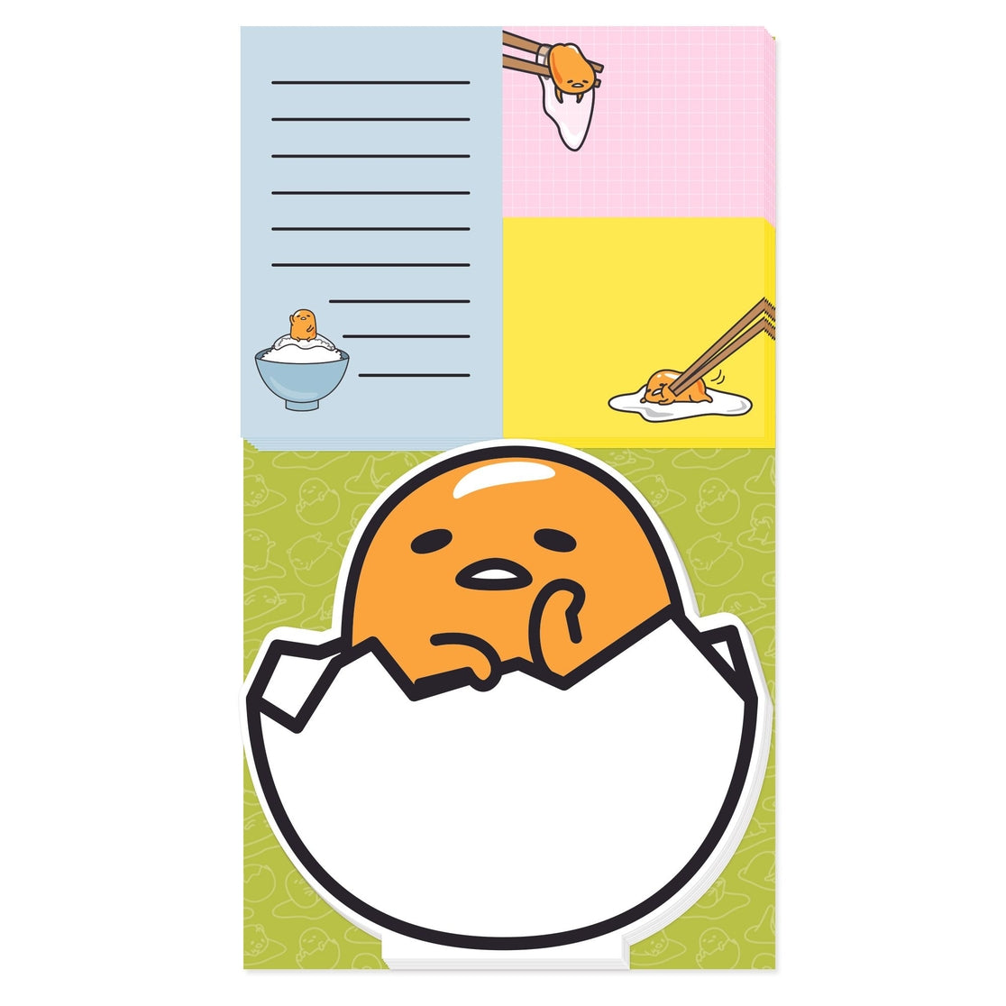 Juego de bloc de notas Gudetama Big Sigh