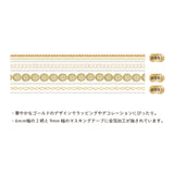 Hosomasu Masking Tape with Case - Antique
