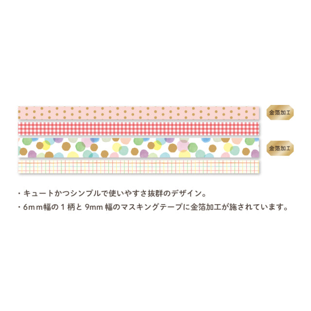 Hosomasu Masking Tape with Case - Drop Check