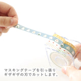Hosomasu Masking Tape with Case - Stitch