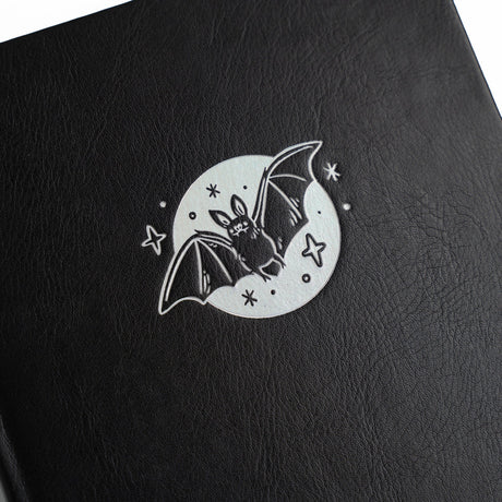Archer and Olive - Cute Bat Dot Grid Notebook