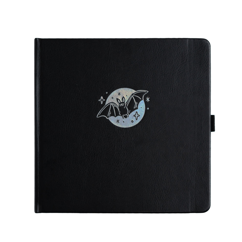 Archer and Olive - Cute Bat Dot Grid Notebook