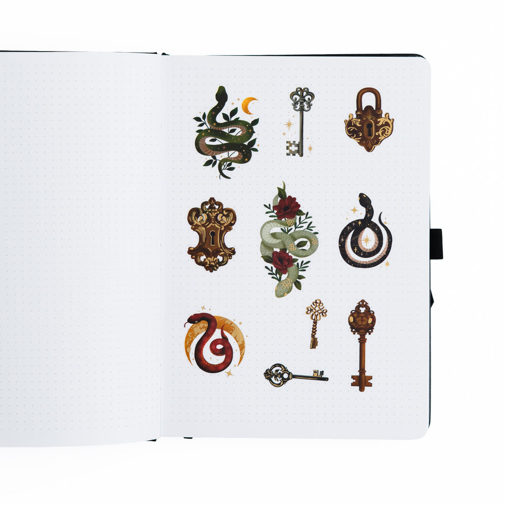 Archer and Olive - Coiled Key Sticker Set