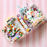 Halloween Micro Sequin Mini Album Class by Paige Evans