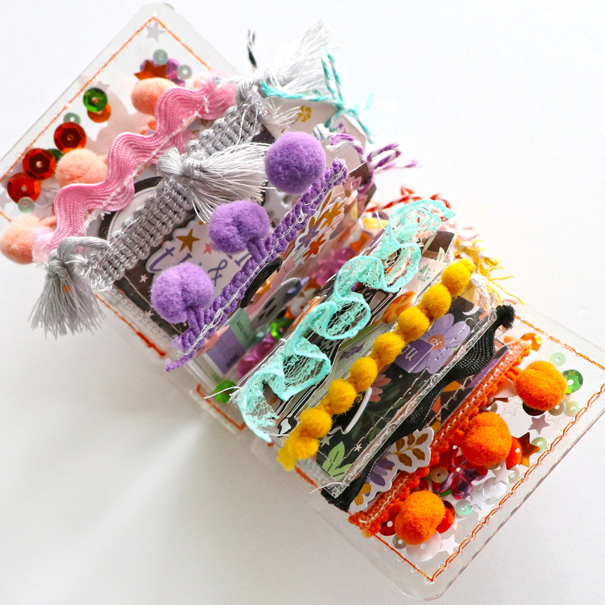 Halloween Micro Sequin Mini Album Class by Paige Evans