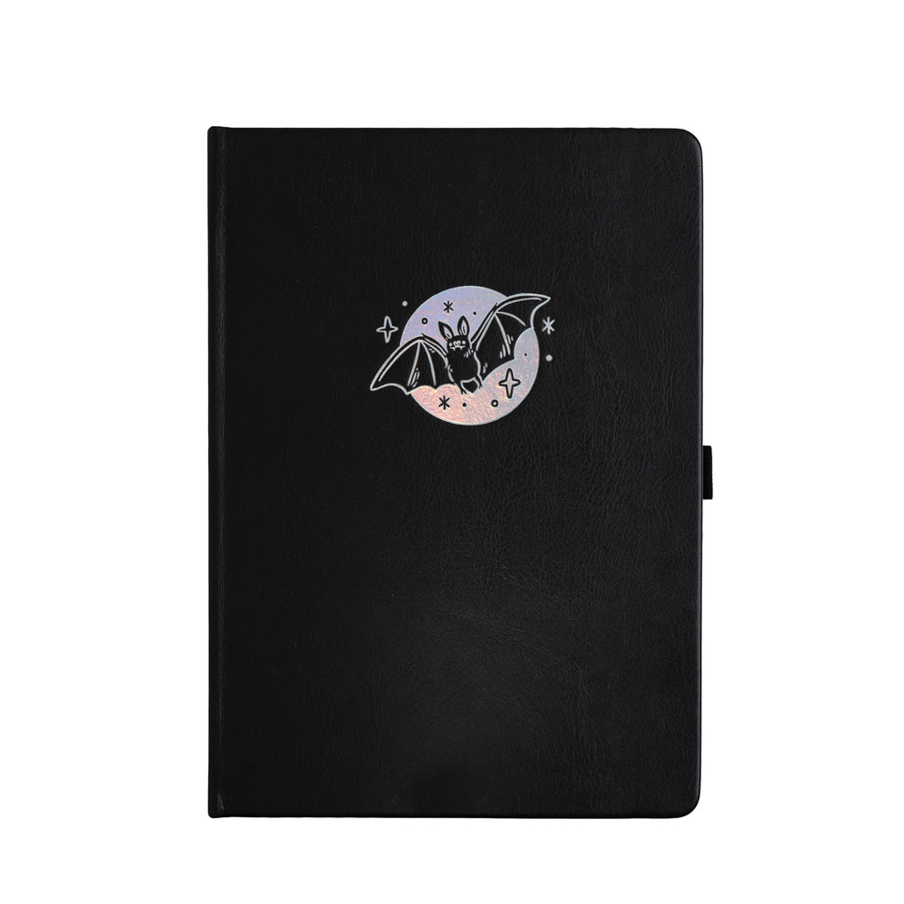 Archer and Olive - Cute Bat Dot Grid Notebook