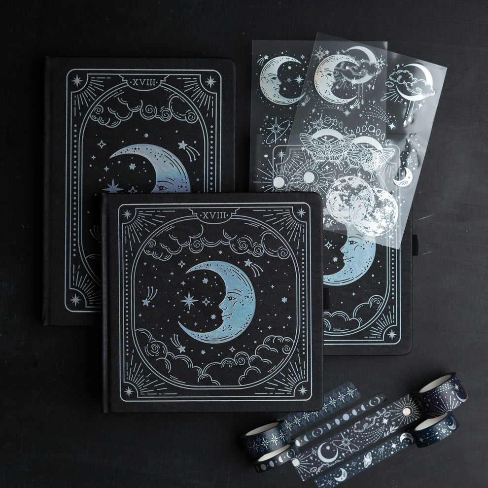 Archer and Olive - Lunar Veil Dot Grid Notebook