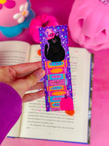 The design for this bookmark was illustrated by me and inspired by my love for books! The illustration is then professionally printed and made into this cute bookmark. The bookmark size is 2" x 6", it is printed on heavyweight 110lb matte card stock, laminated, and is single sided.