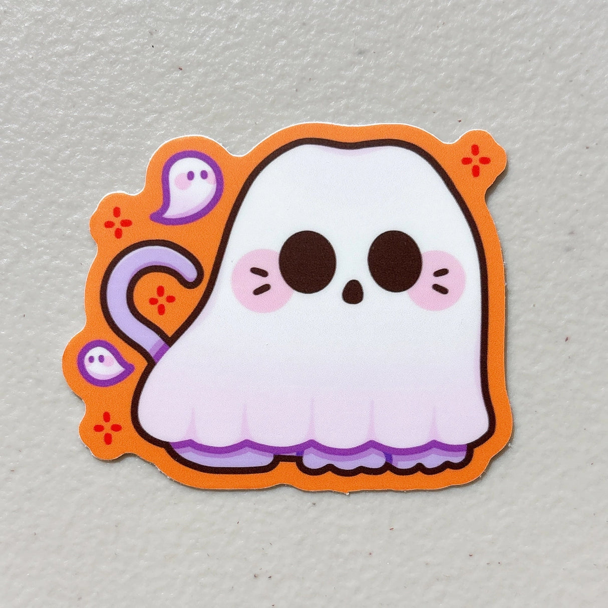 Sticky Rice Co - Halloween Ghost Cat Vinyl Sticker