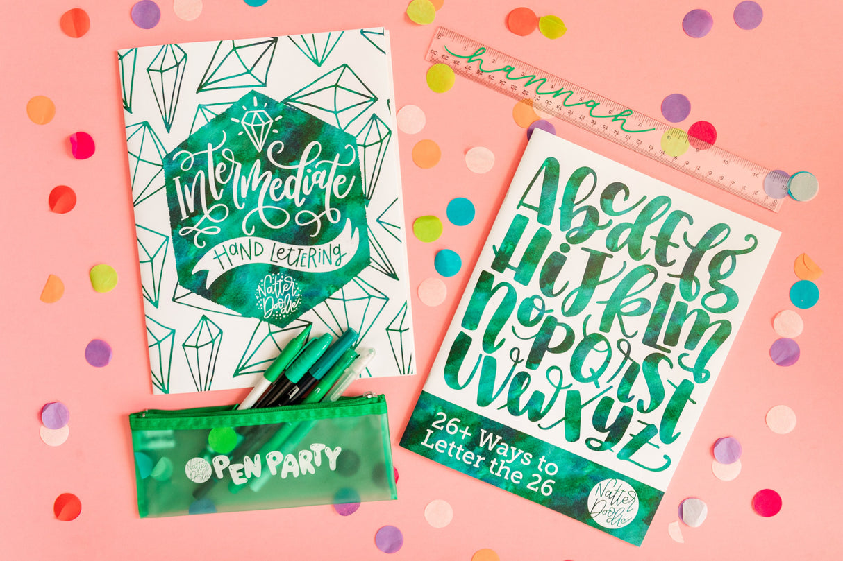 Intermediate Hand Lettering: Faux-ligraphy with NatterDoodle