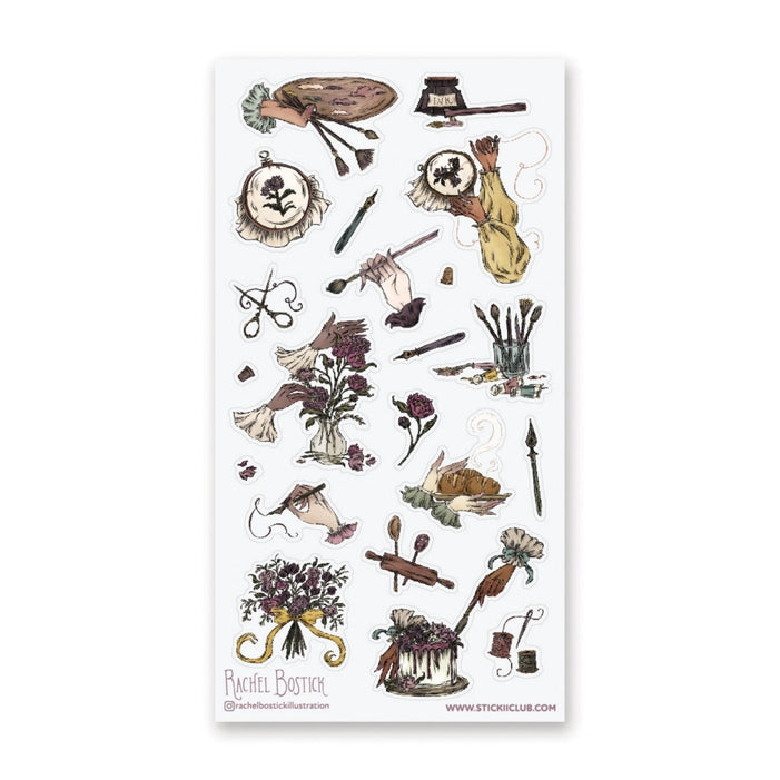 Handmade with Love Sticker Sheet