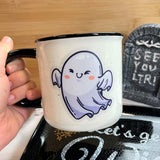 Happy Ghost Clear Sticker