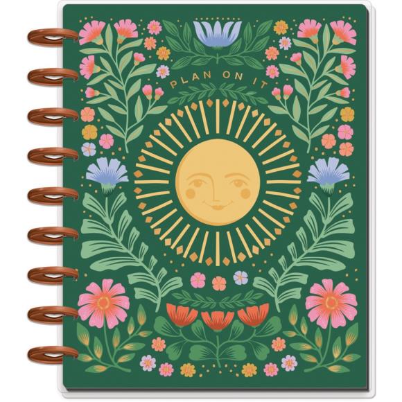 Happy Planner 12-Month Undated Classic Disc Bound Planner - Golden Meadow