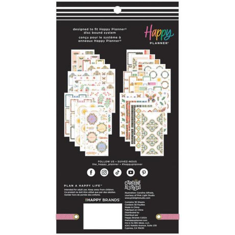 Happy Planner Classic Sticker Value Pack - Golden Meadow by Caroline Alfreds