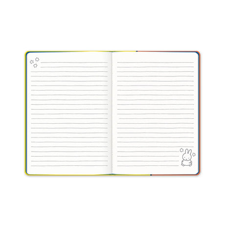 Jot down your thoughts in the cutest way with this Hardcover Notebook with Enamel Bookmark! Featuring a sturdy cover with an adorable Miffy design, it’s as charming as it is functional. Inside, you’ll find 216 lined pages made from 100 gsm acid-free, recyclable paper—perfect for all your notes, doodles, and ideas. The brass-and-enamel Miffy bookmark makes sure you never lose your place, adding a little extra charm to your writing experience.