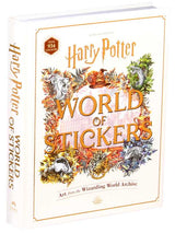 This keepsake book includes more than 934 full-color stickers and showcases unique art inspired by the Harry Potter films.

Create magical decorations and designs with the more than 934 stickers in this collectible book that features Harry Potter film-inspired art! Along with stickers of house crests and banners, Patronus guardians, fantastic beasts, Quidditch equipment, the Yule Ball, images from Diagon Alley—including Weasleys’ Wizard Wheezes and Ollivanders Wand Shop.