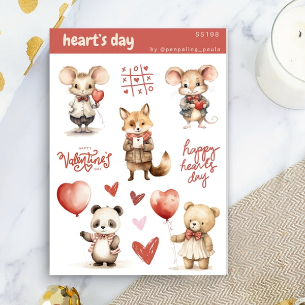 Heart's Day Sticker Sheet
