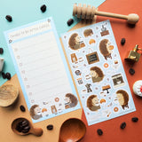 STICKII Hedgehog Cafe Sticker Sheet