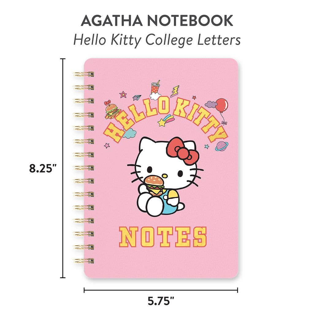 Hello Kitty College Letters Agatha Notebook