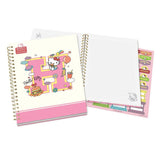 Hello Kitty College Letters Extra Large Spiral Notebook