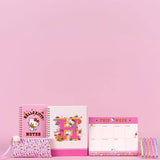 Hello Kitty College Letters Extra Large Spiral Notebook