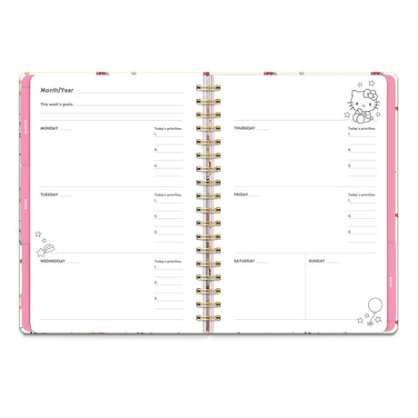 Hello Kitty College Undated Tri-Tab Planner 12 Months