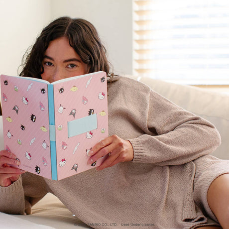 Hello Kitty & Friends Pink Pinstripe Casey Notebook