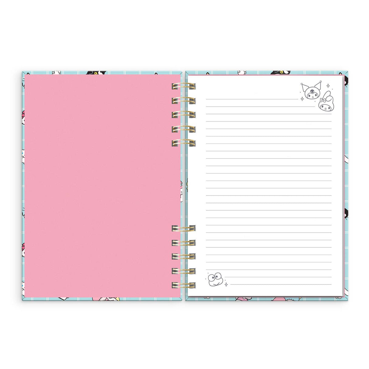 Hello Kitty and Friends Blue Grid Harper Notebook & Pen Set